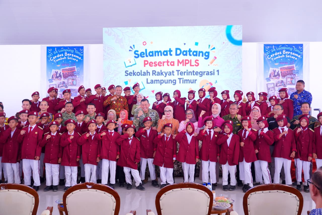 Sekolah Rakyat Terintegrasi Lampung Timur Diresmikan, Wagub Jihan Tekankan Penguatan Karakter